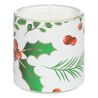 Bougie parfumée houx x6 - Baies givrées - 240g - ATMOSPHERA