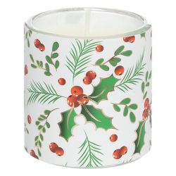 Bougie parfumée houx x6 - Baies givrées - 240g - ATMOSPHERA