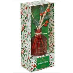 Diffuseur en verre Houx - Baies givrées - 100ml - ATMOSPHERA