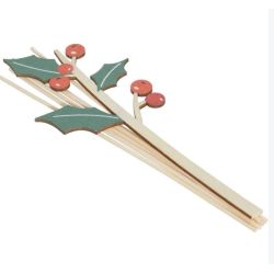 Diffuseur en verre Houx - Baies givrées - 100ml - ATMOSPHERA