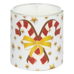 Bougie parfumée en photophore x3 - Epices de Noël - 135g - ATMOSPHERA