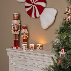 Bougie parfumée en photophore x3 - Epices de Noël - 135g - ATMOSPHERA