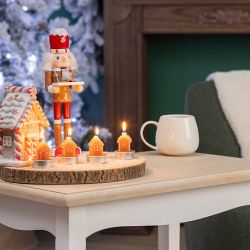 Bougie chauffe-plat x4 - Maison de Pain d'épices - 98g - ATMOSPHERA