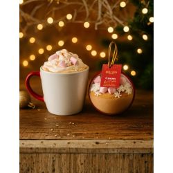 Boule de Noël - Cacao de Noël à l'orange et à la cannelle - 120g - QUAI SUD