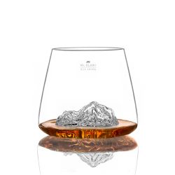 SET DE 2 VERRES TOPOGRAPHIC - EVEREST & MONT BLANC - ALASKAN MAKER