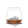 SET DE 2 VERRES TOPOGRAPHIC - EVEREST & MONT BLANC - ALASKAN MAKER