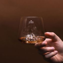 SET DE 2 VERRES TOPOGRAPHIC - EVEREST & MONT BLANC - ALASKAN MAKER