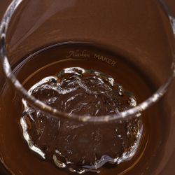 SET DE 2 VERRES TOPOGRAPHIC - EVEREST & MONT BLANC - ALASKAN MAKER