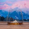 SET DE 2 VERRES TOPOGRAPHIC - EVEREST & MONT BLANC - ALASKAN MAKER