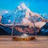 SET DE 2 VERRES TOPOGRAPHIC - EVEREST & MONT BLANC - ALASKAN MAKER