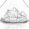 CARAFE A VIN TOPOGRAPHIC - MONT EVEREST - ALASKAN MAKER