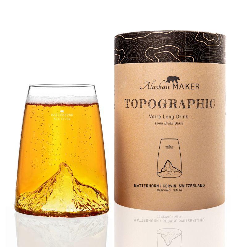 VERRE DESIGN TOPOGRAPHIC - MONT MATTERHORN - ALASKAN MAKER