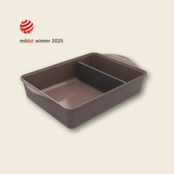 L'INCROYABLE PLAT À FOUR AJUSTABLE - MOKA - COOKUT