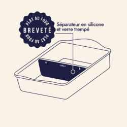 L'INCROYABLE PLAT À FOUR AJUSTABLE - MOKA - COOKUT