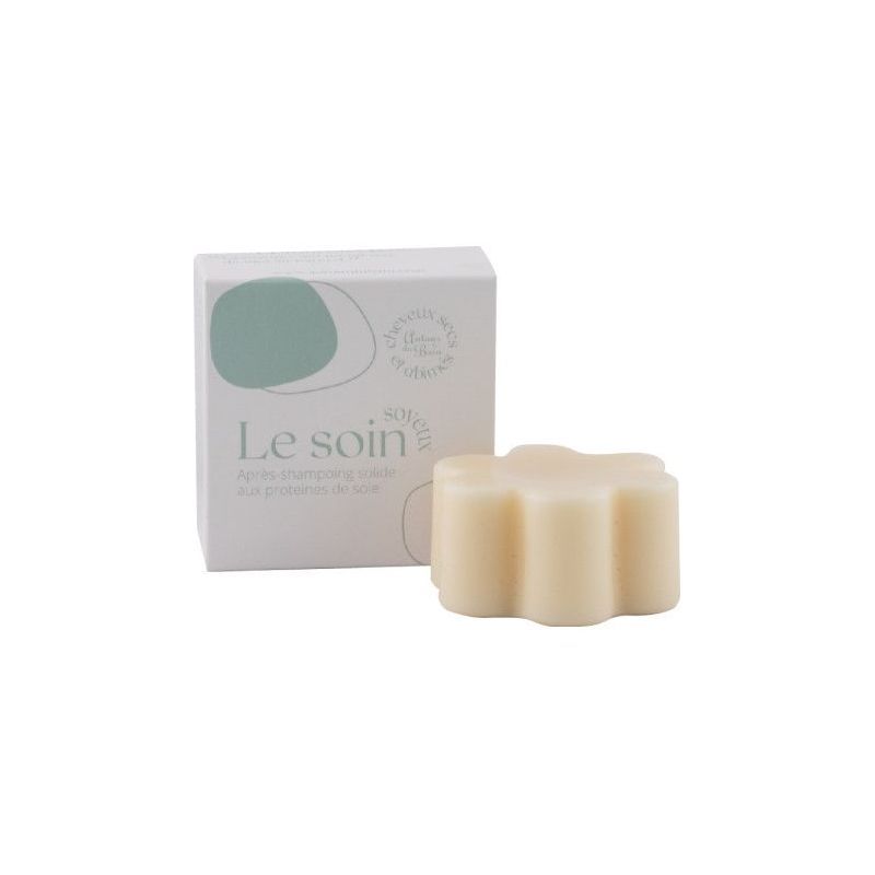 SOIN APRÈS SHAMPOING SOLIDE - LE SOYEUX - AUTOUR DU BAIN