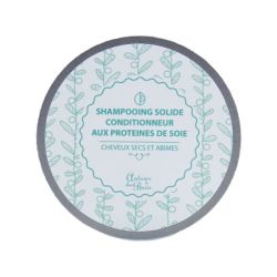 BOÎTE - SHAMPOING SOLIDE PROTEINES DE SOIE - 85G - AUTOUR DU BAIN