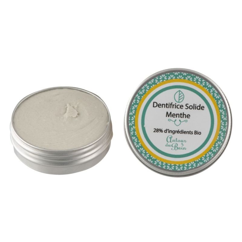 DENTIFRICE SOLIDE - DEUX MENTHES - 30 ML - AUTOUR DU BAIN