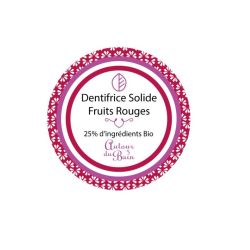 DENTIFRICE SOLIDE FRUITS ROUGES 30ML- AUTOUR DU BAIN