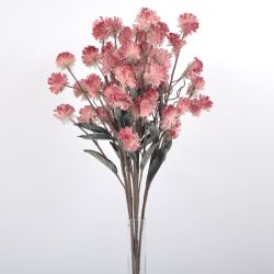 FLORA TEA BRANCHE BOULES MULTIPLES ROSES - HOME EDELWEISS