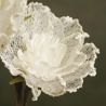 FLORA LYDIA FLEUR DENTELLE TRIPLE BLANCHE - HOME EDELWEISS