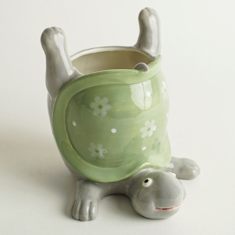 YOTURT CONTENANT TORTUE 15CM  - HOME EDELWEISS