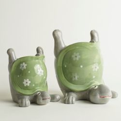 YOTURT CONTENANT TORTUE 20CM  - HOME EDELWEISS