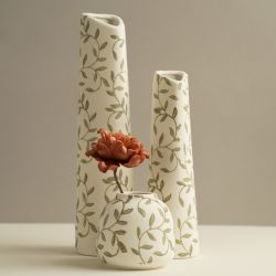SOLANGE VASE TUBE 30CM - HOME EDELWEISS