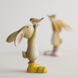 CALEB LAPIN OISEAU 9CM - HOME EDELWEISS