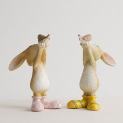 CALEB LAPIN OISEAU 9CM - HOME EDELWEISS