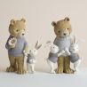 RALPHY OURSON  LAPIN 10CM  - HOME EDELWEISS