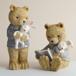 RALPHY OURSON AVEC LAPIN 20CM  - HOME EDELWEISS