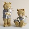 RALPHY OURSON AVEC LAPIN 20CM  - HOME EDELWEISS