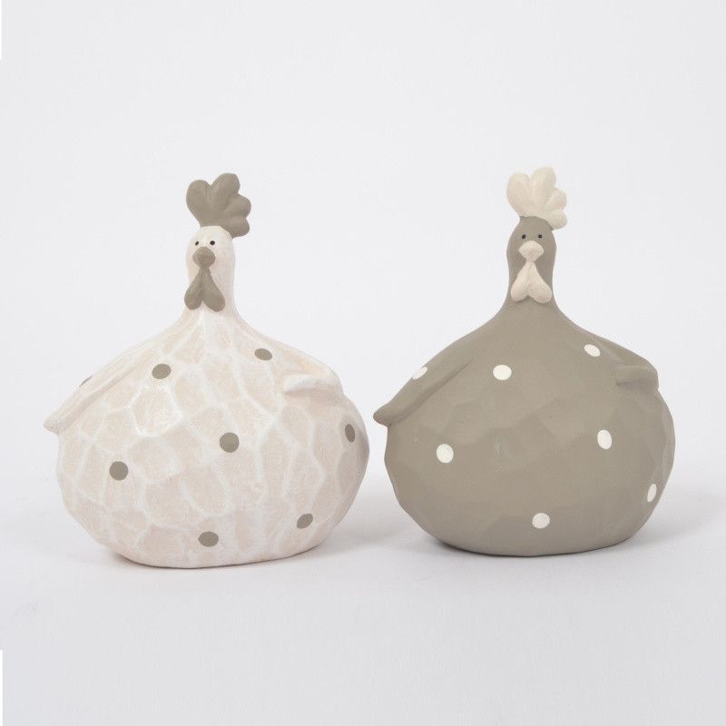 BOUNTY POULE  RONDE S 13CM - HOME EDELWEISS