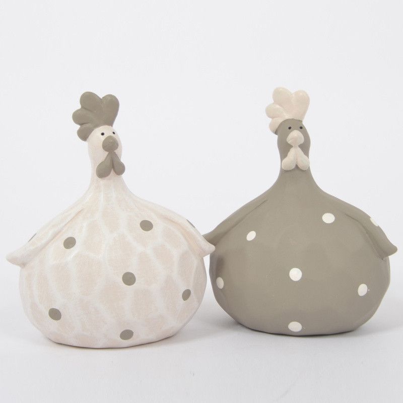 BOUNTY POULE RONDE M 20CM - HOME EDELWEISS