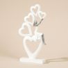 LUCIE FEMME SUR PYRAMIDE COEURS 25CM - HOME EDELWEISS