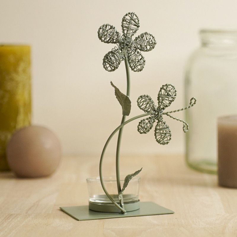 INNOCENCE BOUGEOIR FLEUR VERT - HOME EDELWEISS