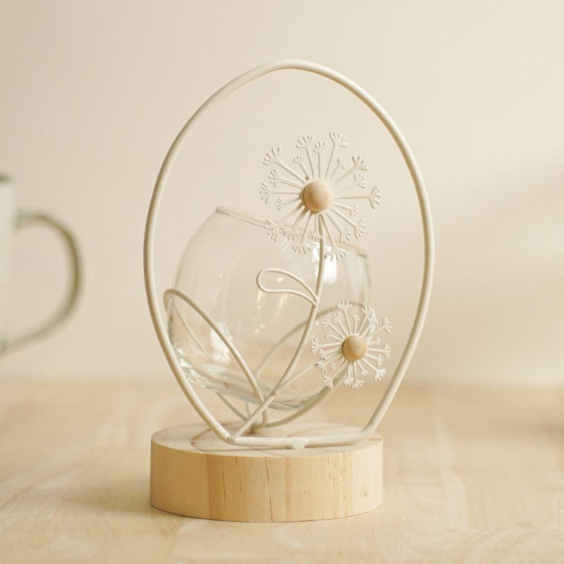 POÉSIE VASE SOLIFLORE BOULE  ALLIUM 18CM - HOME EDELWEISS