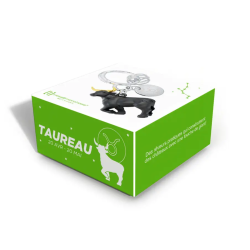 PORTE-CLÉS CHARMS SIGNE ASTROLOGIQUE TAUREAU - KONTIKI