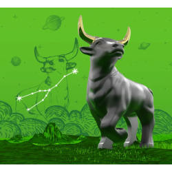 PORTE-CLÉS CHARMS SIGNE ASTROLOGIQUE TAUREAU - KONTIKI