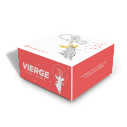 PORTE-CLÉS CHARMS SIGNE ASTROLOGIQUE VIERGE - KONTIKI