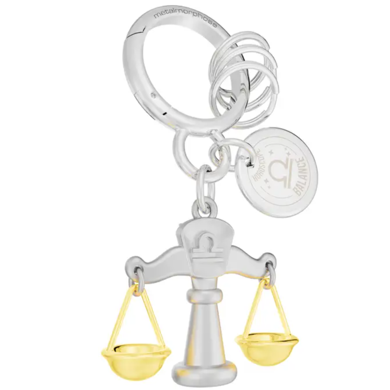 PORTE-CLÉS CHARMS SIGNE ASTROLOGIQUE BALANCE - KONTIKI