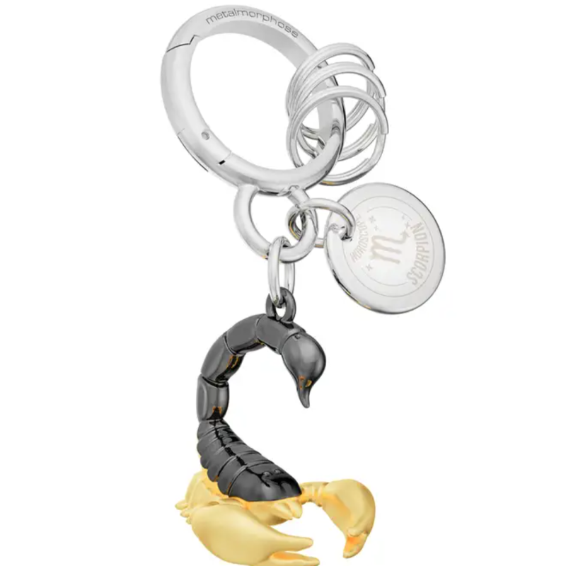 PORTE-CLÉS CHARMS SIGNE ASTROLOGIQUE SCORPION - KONTIKI