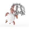 PORTE-CLÉS - TORTUE ET SES 2 PETITS - KONTIKI