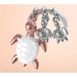 PORTE-CLÉS - TORTUE ET SES 2 PETITS - KONTIKI