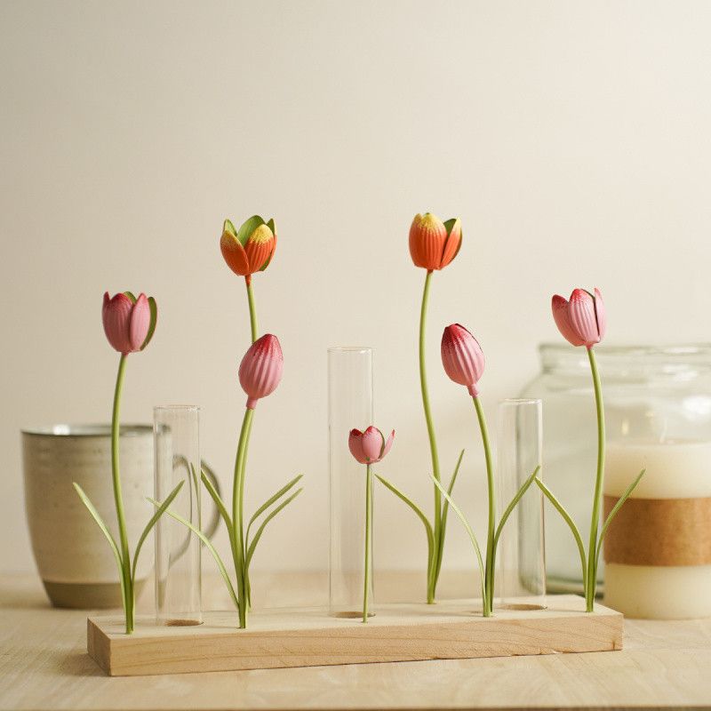 POEME  VASE SOLIFLORE TUBE TRIPLE TULIPE  - HOME EDELWEISS