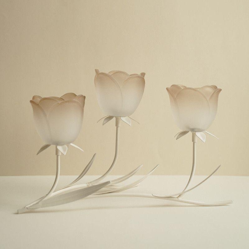 ILYANA BOUGEOIR 3 FLEURS 33CM - HOME EDELWEISS