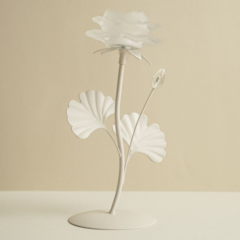 CASSIOPEE BOUGEOIR 1 FLEUR 25CM - HOME EDELWEISS