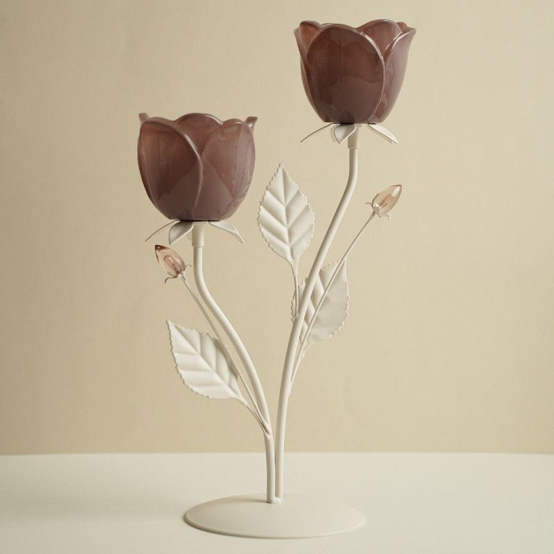 NATTY BOUGEOIR FLEUR DOUBLE 28CM - HOME EDELWEISS