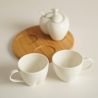 CUPIDON PLATEAU 2 TASSES + SUCRIER  - HOME EDELWEISS