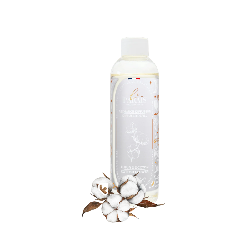 RECHARGE DIFFUSEUR FLEUR DE COTON 200ML - LE PARAÏS